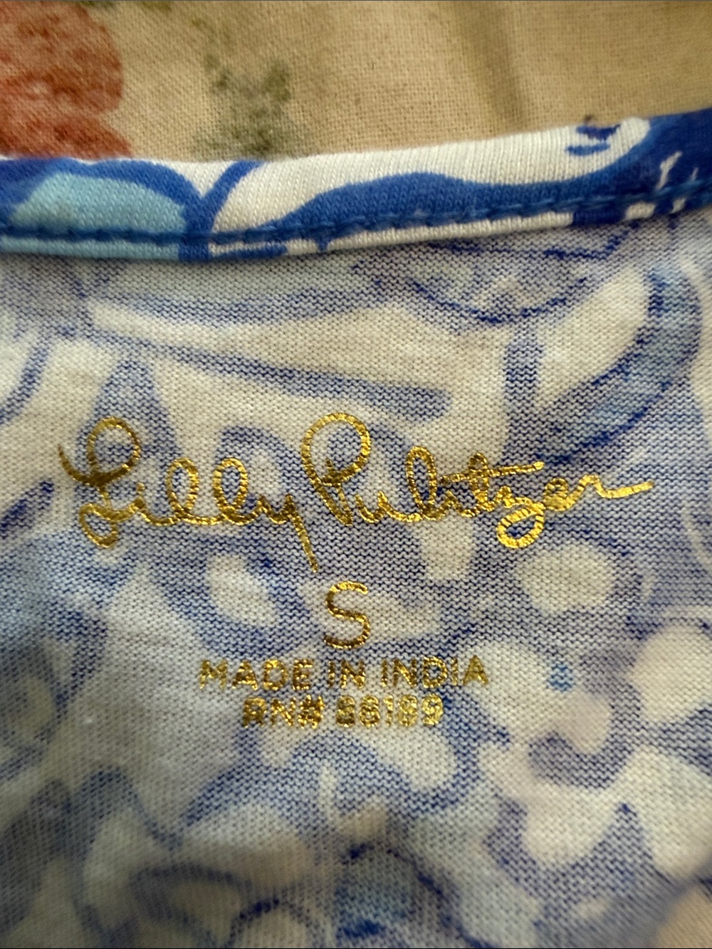 Lilly Pulitzer Blue and White Floral Mini Dress - Picture 3 of 3